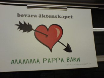 Reklam för Bevara äktenskapet